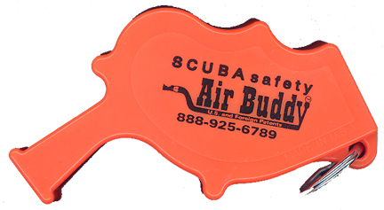 Air Buddy Storm Whistle for scuba divers